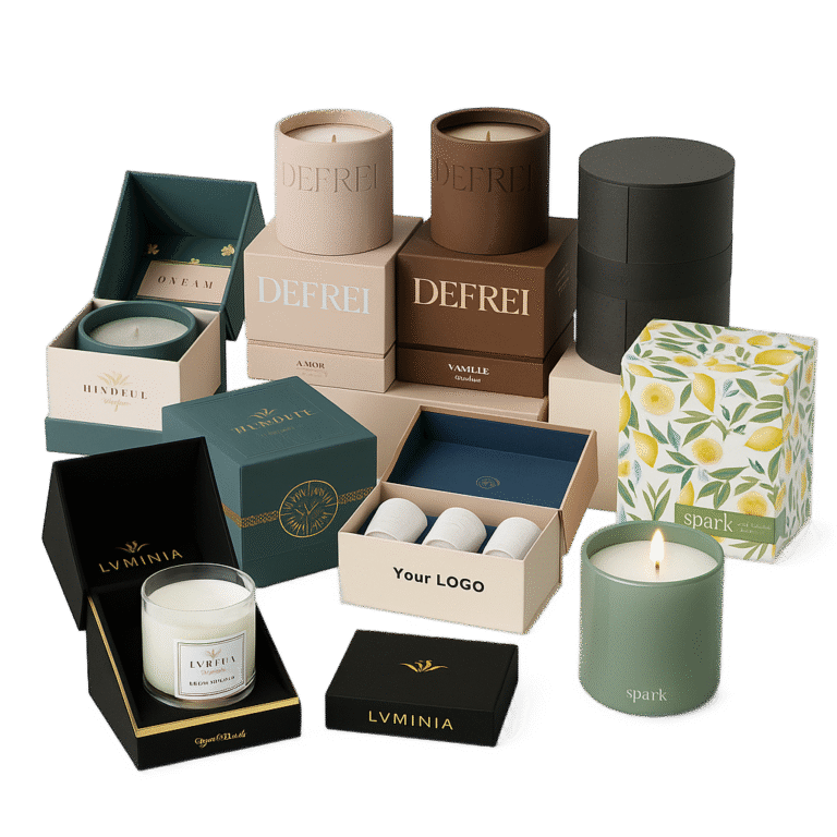 Custom candle packaging box