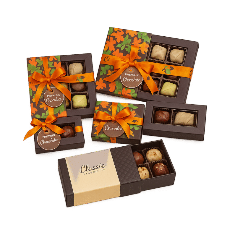 Custom chocolate gift box