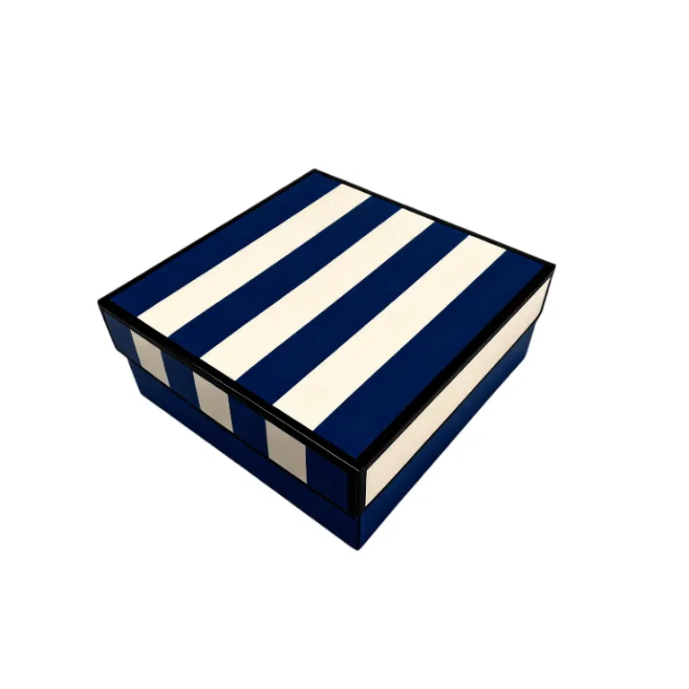 Two piece folding gift box