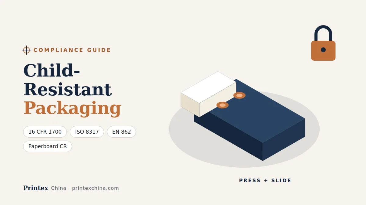 Child-Resistant Packaging Boxes: Standards, Testing & Paperboard Designs